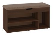 Тумба для взуття Zervex (100 &times; 38 &times; 50 см, горіх і саванна браун) ph-tmb-vz-b8-gr-svn-br фото