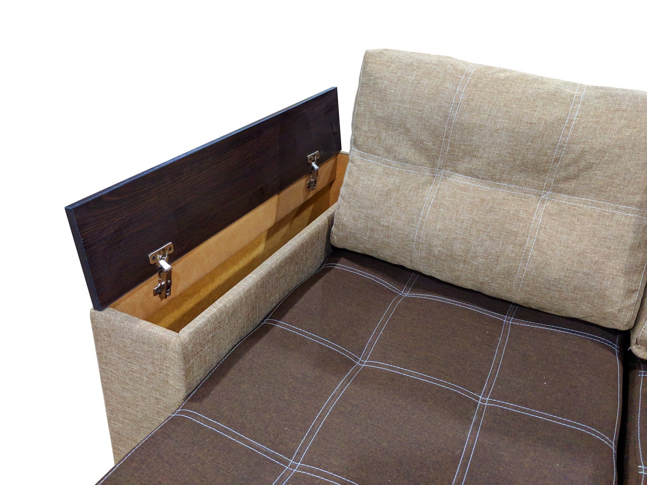 Угловой диван Комфорт Плюс 3м (коричневый с бежевым, 300х150 см) IMI kkmfp-sn-3-21 фото