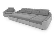Комплект кутовий диван Спейс АМ3 і крісло (темно-сірий з світло-сірим) IMI Premium kmpl-sps-ll-96-94-p фото 5