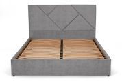 Ліжко з матрацом Цинія (160 &times; 200 см, Pocket Spring, велюр, без підйомного механізму, світло-сірий) IMI tsn-am160x200ssb-mt фото 7