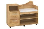 Тумба для обуви Harnex (93 &times; 38 &times; 75 см, тахо и белый) ph-tmb-vz-b2-th-bl фото