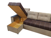 Угловой диван Комфорт Плюс 3м (коричневый с бежевым, 300х150 см) IMI kkmfp-sn-3-21 фото 6