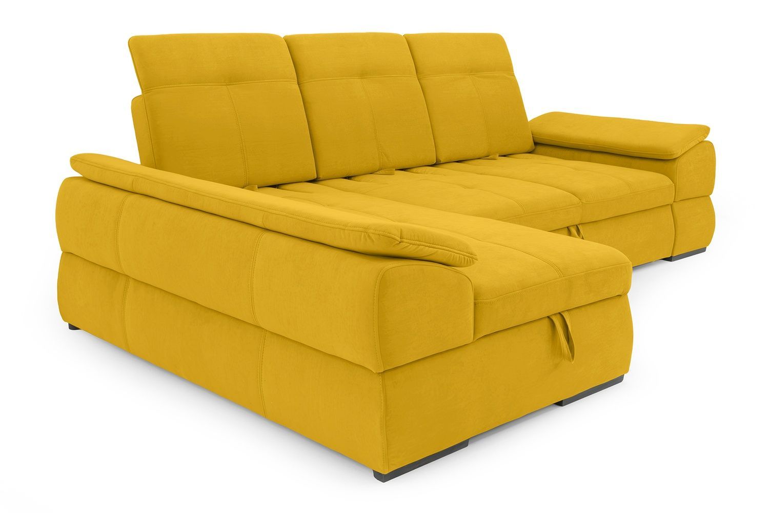 Угловой диван Денвер 2 (285 &times; 195 см, желтый) IMI Premium kdnv2-pl-6-l фото