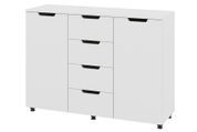 Комод Malcron (120 &times; 38 &times; 87,5 см, белый) ph-kmd-k4-2-ek-bl фото