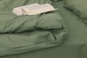 Комплект постільної білизни Юнона-1 (євро, ранфорс, наволочки: 50х70 см 2 шт та 70х70 см 2 шт, зелений) IMI m-ps-rnf-nn-1-vr-zl фото 6