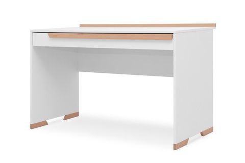 Стол письменный Утро-6 (120 &times; 60 &times; 76,3 см, бело-буковый) vr-stl-ps-stl-bl-bkv фото