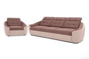 Комплект диван Спейс и кресло (розовый с персиковым) IMI Premium kmpl-dsps-kr-ll-63-61 фото