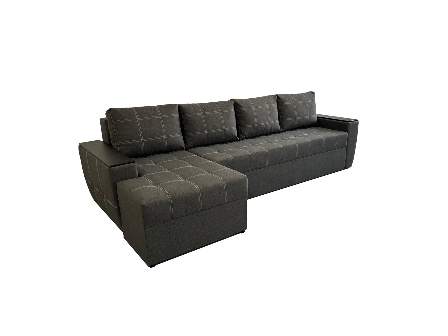 Угловой диван Наполи Плюс (серый, 300х150 см) IMI knplp-sn-8 фото