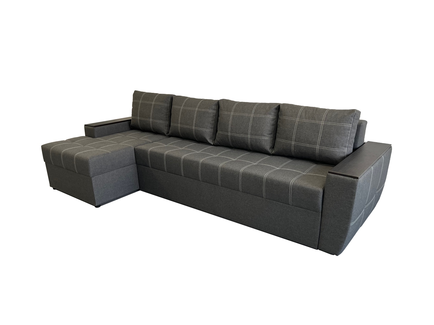Кутовий диван Наполі Плюс (сірий, 300х150 см) IMI knplp-sn-8 фото