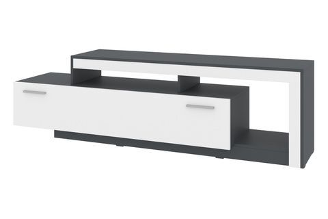 Тумба для TV Clyrex (178 &times; 42 &times; 52 см, антрацит и белый) ph-tmb-tv-lt-ntrc-bl фото
