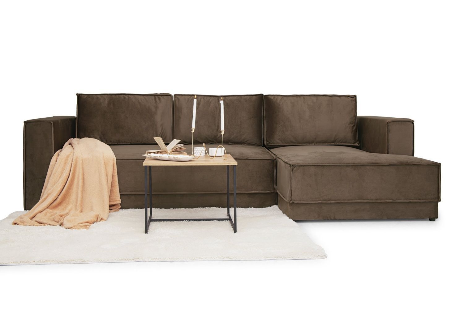 Кутовий диван Donato (157 &times; 303 см, коричневий) IMI Premium mpr-kd-dnt-p-shrm-15 фото