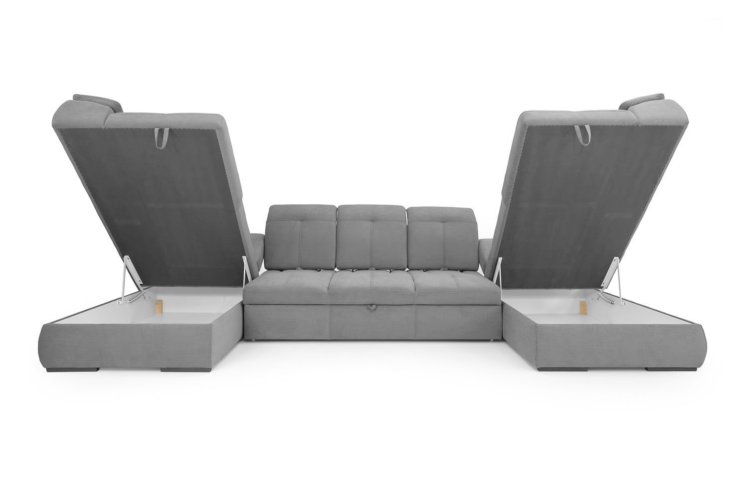 Угловой диван Денвер П3 (400 &times; 195 см, серый) IMI Premium kdnvr-p3-ll-96 фото