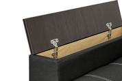 Кутовий диван Комфорт Плюс 3м (чорний, мікророгожка, 300х150 см) ІМІ kkmfp-sn-19 фото 7