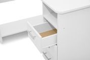 Стол компьютерный Luxi (120х88х75/89 см, белый) phtn-kmpkt-bl фото 5