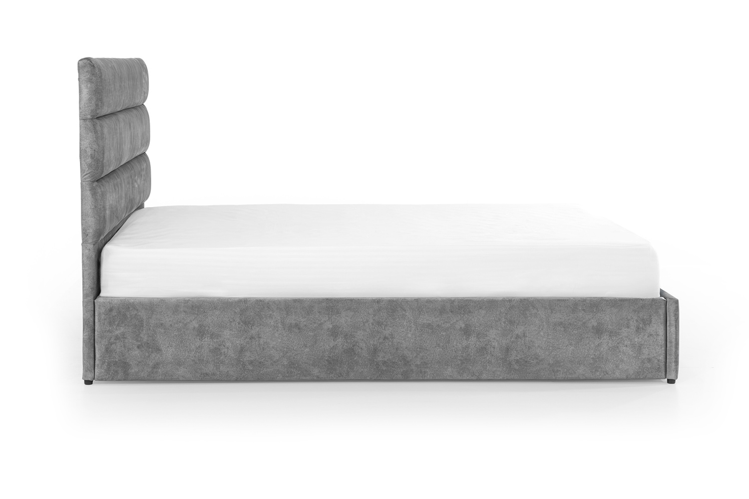 Ліжко з матрацом Лілія 160х200 (Світло-сірий, велюр, без підйомного механізму) IMI lll-am160x200ssb фото