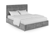 Ліжко з матрацом Лаванда 160х200 (Світло-сірий, велюр, без підйомного механізму) IMI lvnd-am160x200ssb фото 2