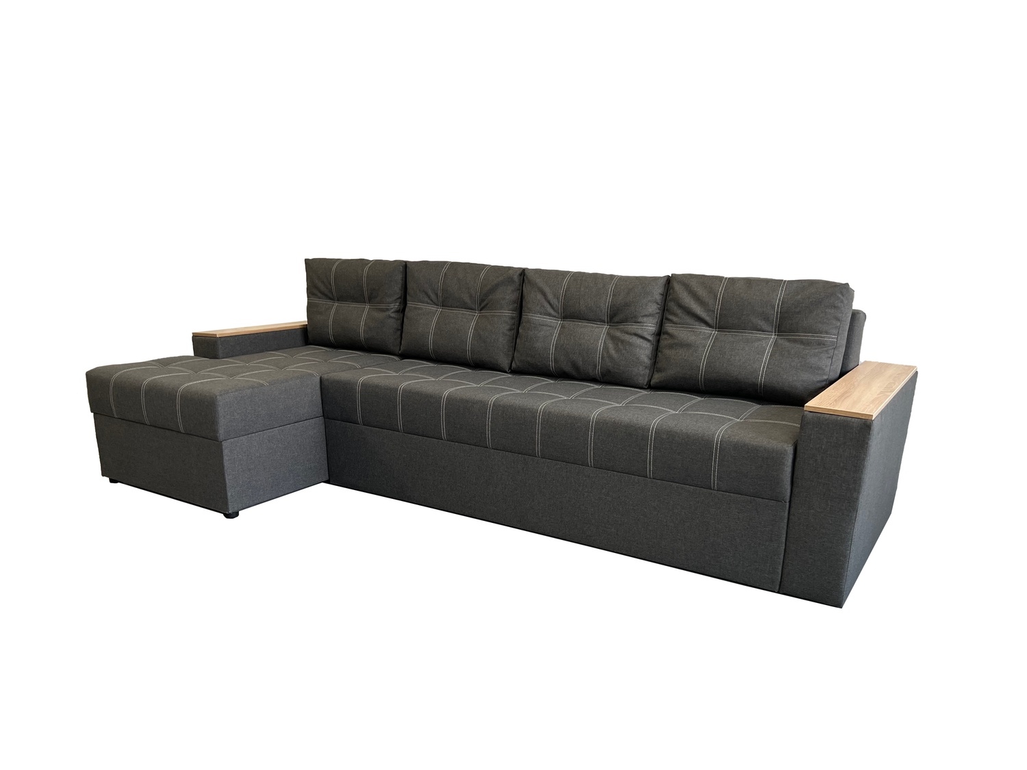 Кутовий диван Сіті Плюс (Сірий, 300х150 см) ІМІ kctp-sn-8 фото