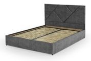 Ліжко з матрацом Цинія (160 &times; 200 см, Pocket Spring, велюр, без підйомного механізму, темно-сірий) IMI tsn-am160x200tsb-mt фото 5
