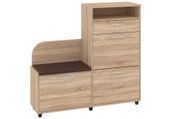Тумба для взуття Feravon (118,4 &times; 35,6 &times; 114,5 см, сонома і коричневий) ph-tmb-vz-b5-snm-krch фото