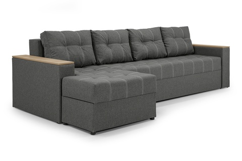 Угловой диван сити Плюс (серый, 300х150 см) IMI kctp-sn-8 фото