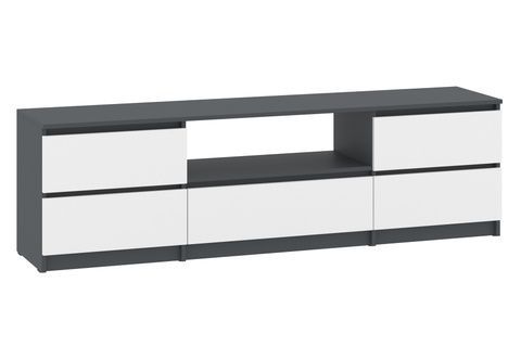 Тумба для TV Formo-8 (180 &times; 40 &times; 53 см, антрацит и белый) ph-tmb-tv-ns-fj-ntrc-bl фото