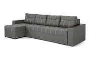 Угловой диван Комфорт Плюс 3м (cерый, искусственная замша, 300х150 см) IMI kkmfp-pl-17 фото