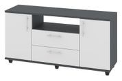 Тумба для TV Parvex (110 &times; 32 &times; 55 см, антрацит и белый) ph-tmb-tv-brn-ntrc-bl фото