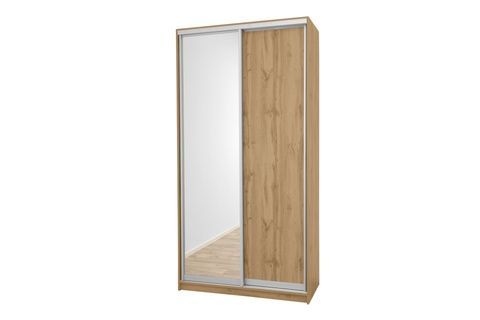 Шкаф-купе Мираж (120 &times; 45 &times; 240 см, с зеркалом, дуб аппалачи) m-shk-mr-45-db-ppl-dz фото