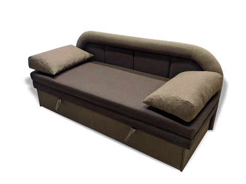 Диван-ліжко Скарлет (коричневий з бежевим, 190х75 см) IMI ds53 фото
