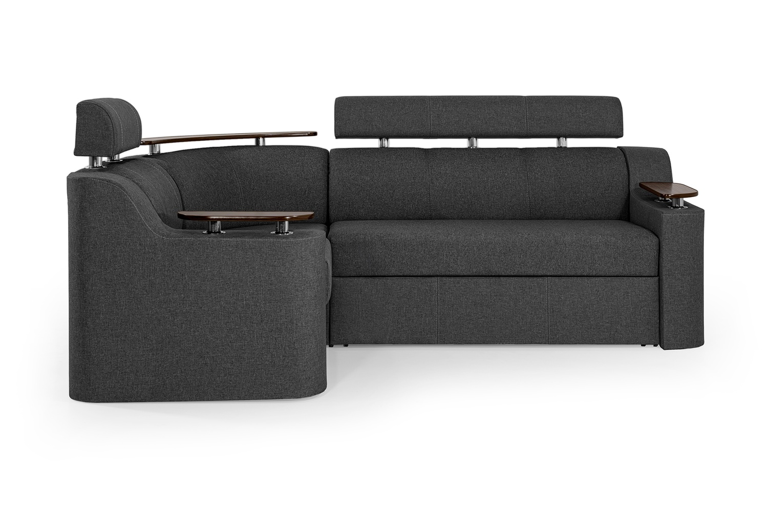 Кутовий диван Невада (Темно-сірий, 255х185 см) IMI knvd-sn-14 фото