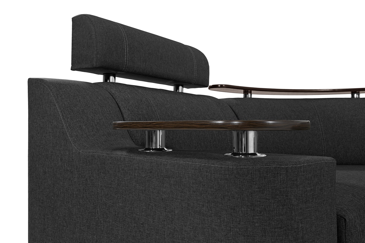 Угловой диван Невада (Темно-серый, 255х185 см) IMI knvd-sn-14 фото