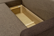 Кутовий диван Арден (бежевий + коричневий, рогожка, 230х150 см) IMI krdn-sn-21-3 фото 5
