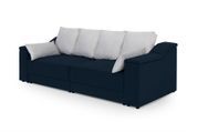 Диван Duks (115 &times; 245 см, темно-синій з світло-сірим) IMI Premium mpr-d-dks-ll-88-shrm-90 фото