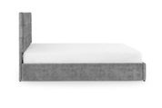 Ліжко з матрацом Айстра 160х200 (Світло-сірий, велюр, без підйомного механізму) IMI str-am160x200ssb фото 7