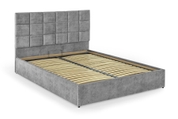 Кровать с матрасом Астра 160х200 (Светло-серый, велюр, без подъемного механизма) IMI str-am160x200ssb фото 4