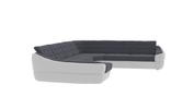 Угловой диван Спейс XXL (темно-серый с молочным, 375х310 см) kspsxxl-tsir-mol фото 3
