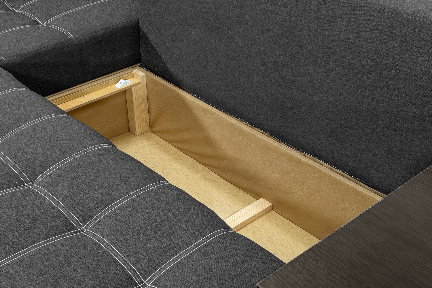 Угловой диван Комфорт (серый, 240х150 см) IMI kkmf-sn-8 фото