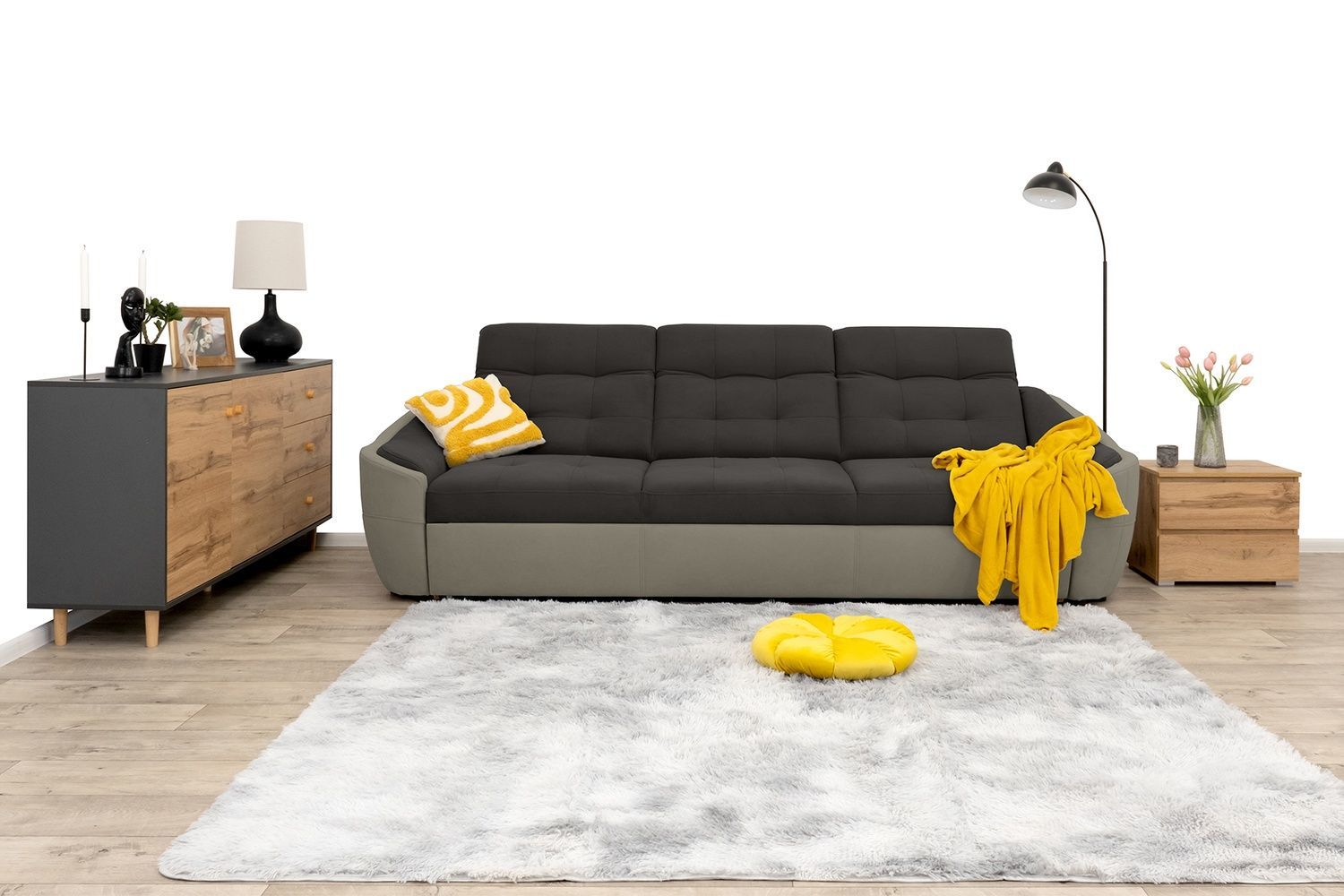 Диван Спейс (260 &times; 100 см, коричневий з бежевим) IMI Premium txs-ll-18-09 фото