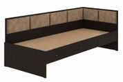 Кровать детская Belva (203,2 &times; 93,5 &times; 74,8 см, велюр, венге, ирис 08) ph-dt-lg-s4-vn-rs8 фото