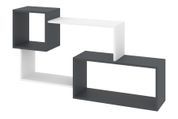 Полка настенная Seraxon (127,5 &times; 25 &times; 68,5 см, антрацит и белый) ph-plc-19-ntrc-bl фото