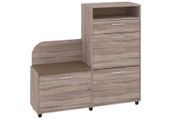 Тумба для взуття Feravon (118,4 &times; 35,6 &times; 114,5 см, трюфель і саванна браун) ph-tmb-vz-b5-trfl-svn-br фото