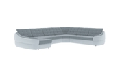 Кутовий диван Спейс XXL (сірий з світло-сірим, 375х310 см) kspsxxl-sir-ssir фото