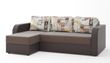 Угловой диван Париж (бежевый с коричневым, 235х150 см) IMI