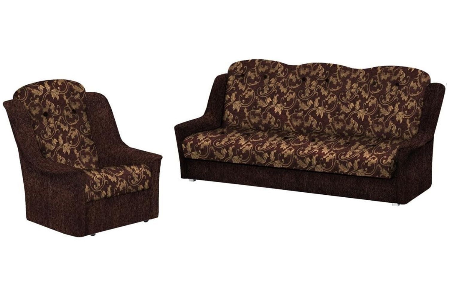 Диван Келих (218 &times; 93 см, boston chocolate и combin chocolate) dklh-bs-chl-bt-cm-bt фото