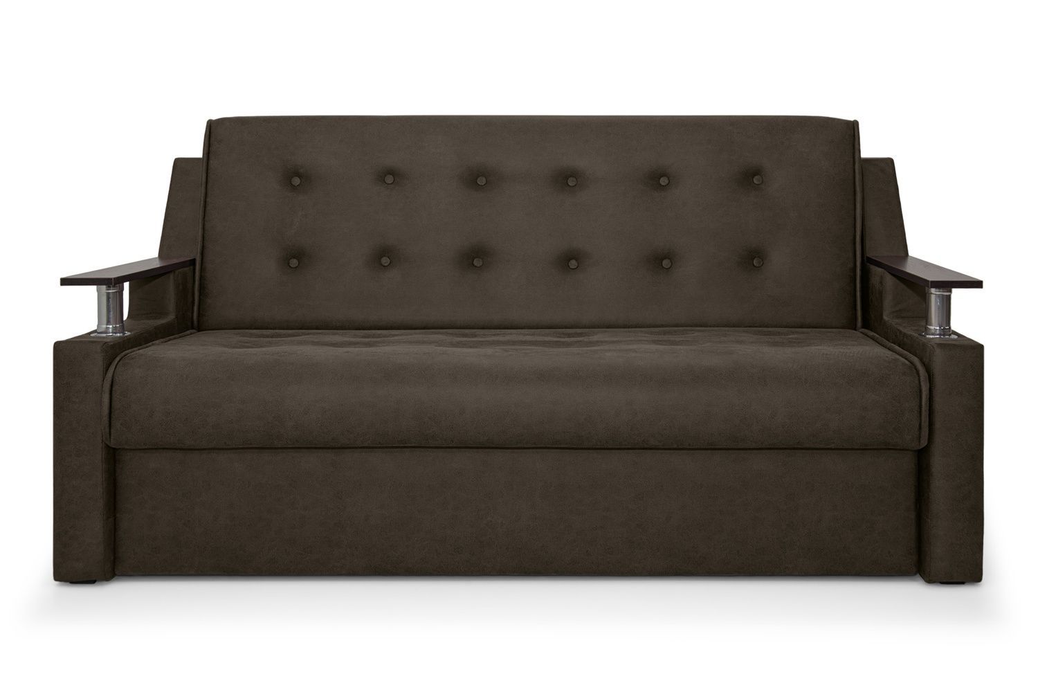 Диван-кресло Марк-3 (183 &times; 110 см, искусственная замша, Ameli Grey) 160 dmrk3-160-ml-gr фото