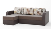 Кутовий диван Париж (бежевий з коричневим, 235х150 см) IMI kprz-sn-21-3 фото 1