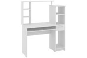 Стол компьютерный Savrix (113 &times; 60 &times; 75/125 см, белый) ph-stl-prmt-bl фото
