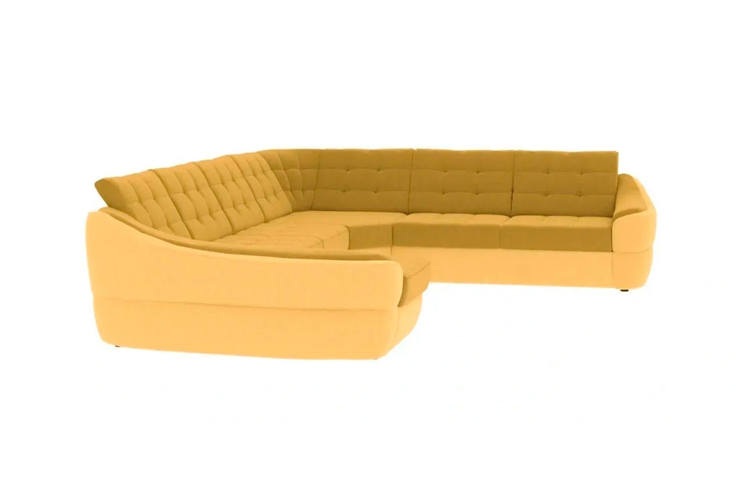 Угловой диван Спейс XXL (375 &times; 310 см, горчичный с желтым) IMI Premium kspsxxl-girch-jov фото