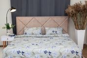 Комплект постельного белья Деметра-26 (евро, бязь gold lux, наволочки: 50х70 см 2 шт и 70х70 см 2 шт, капучино, бузина) IMI m-ps-bz-glx-dmtr26-vr-k-b фото 7