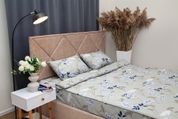 Комплект постельного белья Деметра-26 (евро, бязь gold lux, наволочки: 50х70 см 2 шт и 70х70 см 2 шт, капучино, бузина) IMI m-ps-bz-glx-dmtr26-vr-k-b фото 6